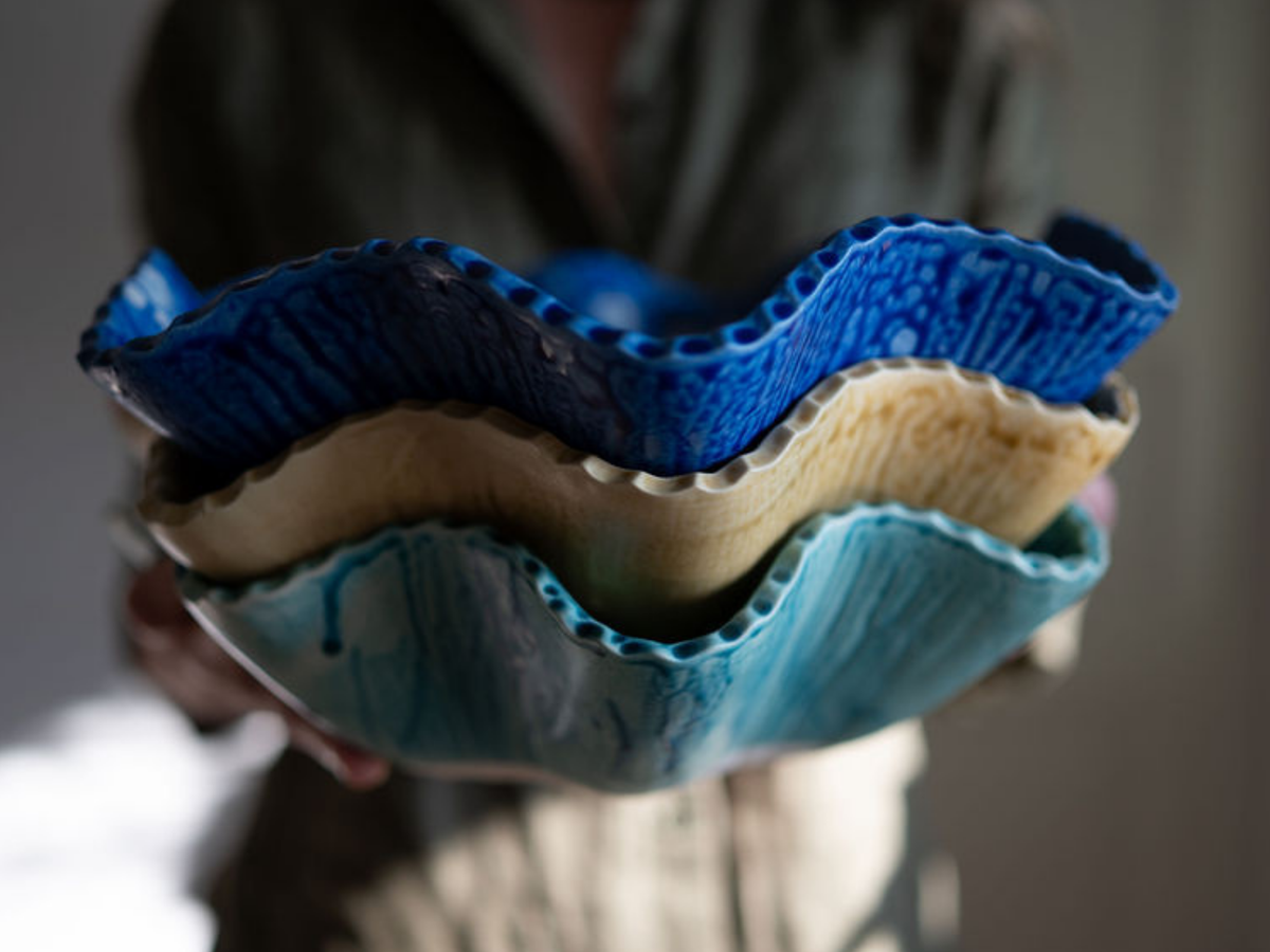 Koh Collection |The Sea Waves Sharing Bowl 29 cm