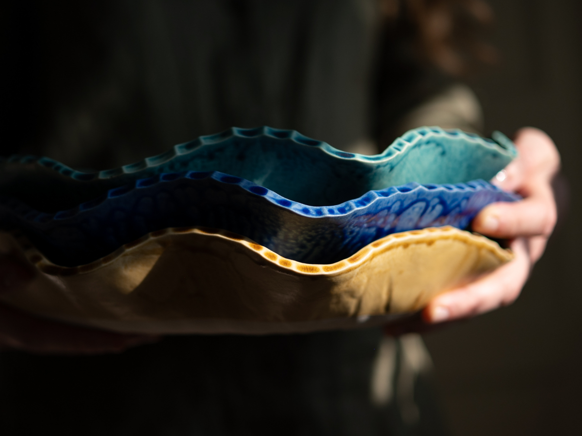 Koh Collection |The Sea Waves Platter 28.5cm